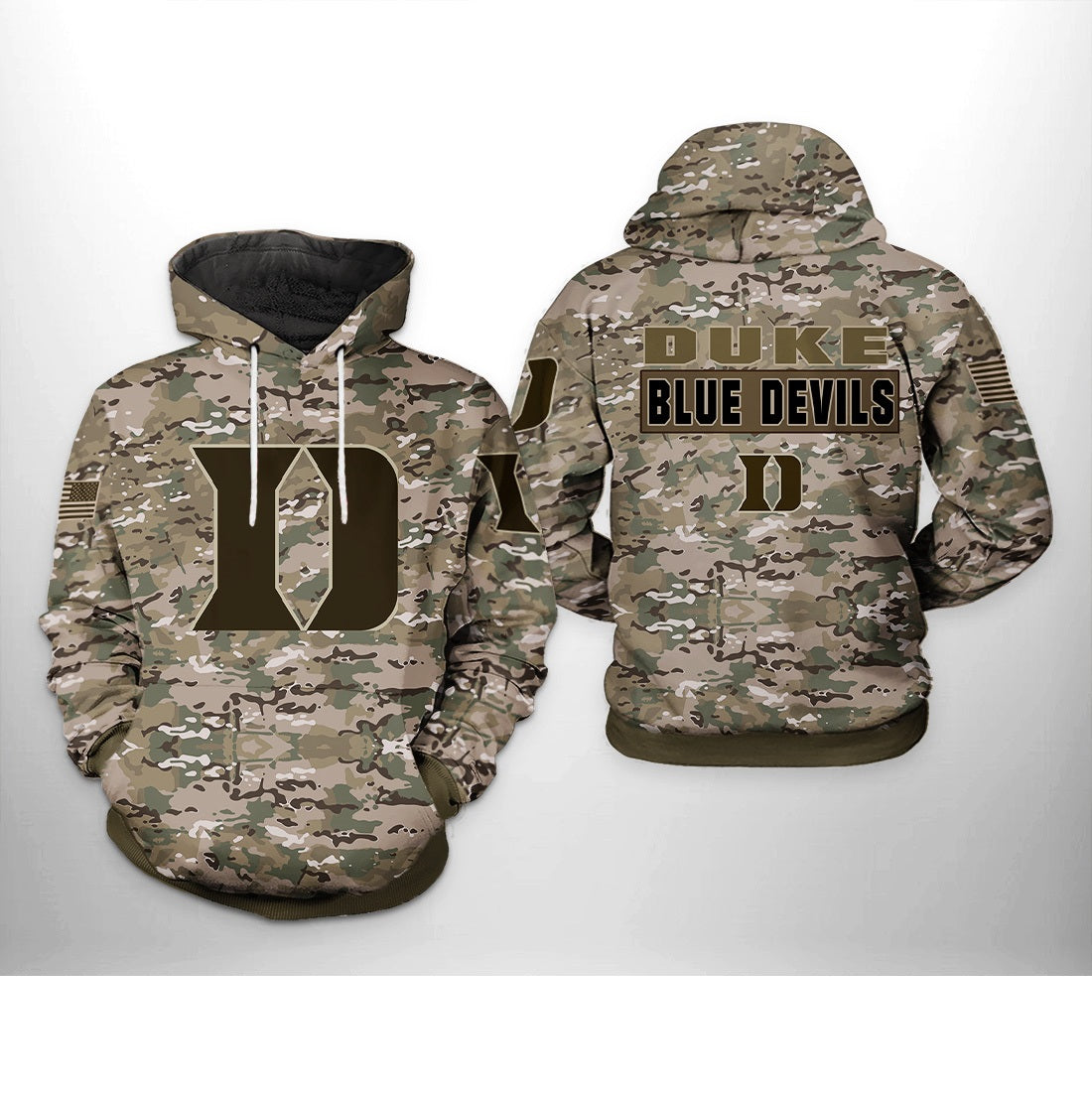 Duke Blue Devils Camo Hoodie - Show Your Spirit